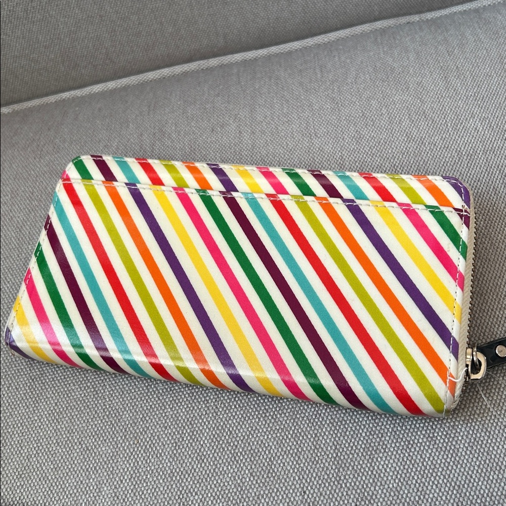 🍭Kate Spade Striped Wallet - Picture 3 of 8
